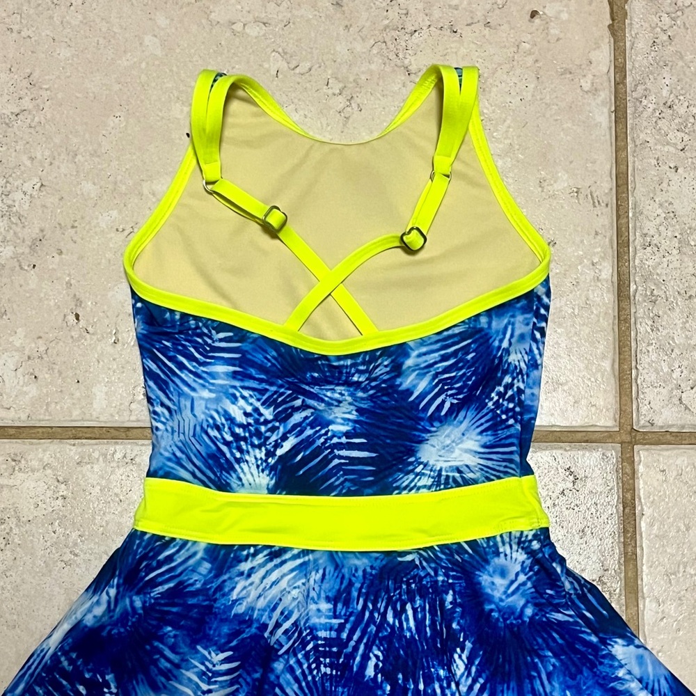 Land's End Girl's One-Piece Skirted Swimsuit - Picture 5 of 11